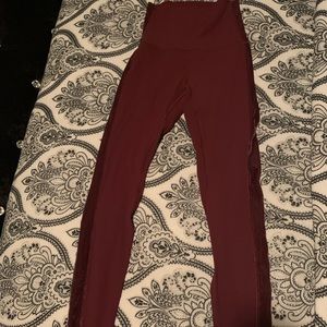 Lululemon velvet side align leggings